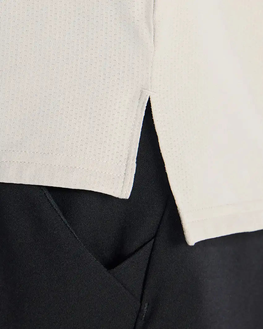 Pulse Long Sleeve Split-Hem Polo