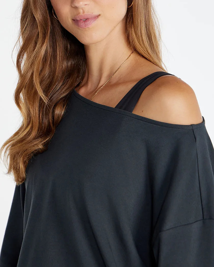 Drift Relaxed Off-Shoulder Long Sleeve