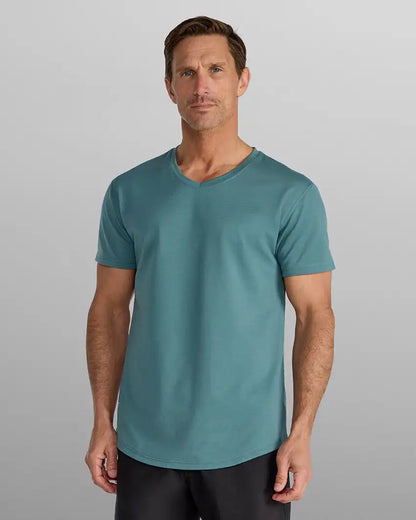 Drop-Cut V-Neck: BYLT Signature