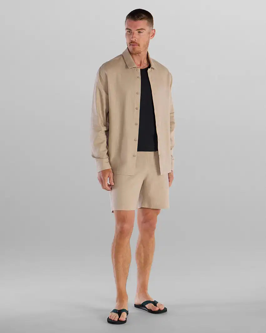 Back to Basics Linen Long Sleeve Button Down