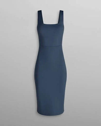 Balm Squareneck Midi Dress