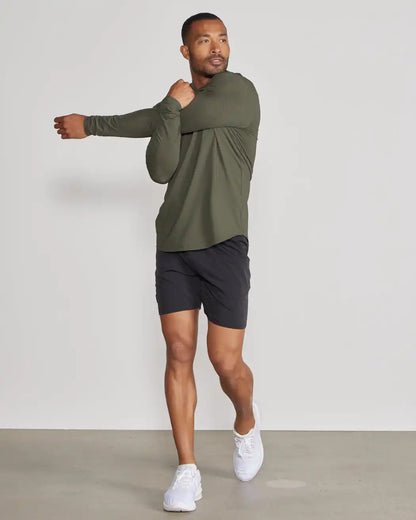 Pulse Pullover Drop-Cut Hoodie