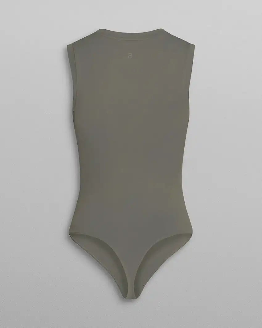 Balm High Neck Sleeveless Bodysuit