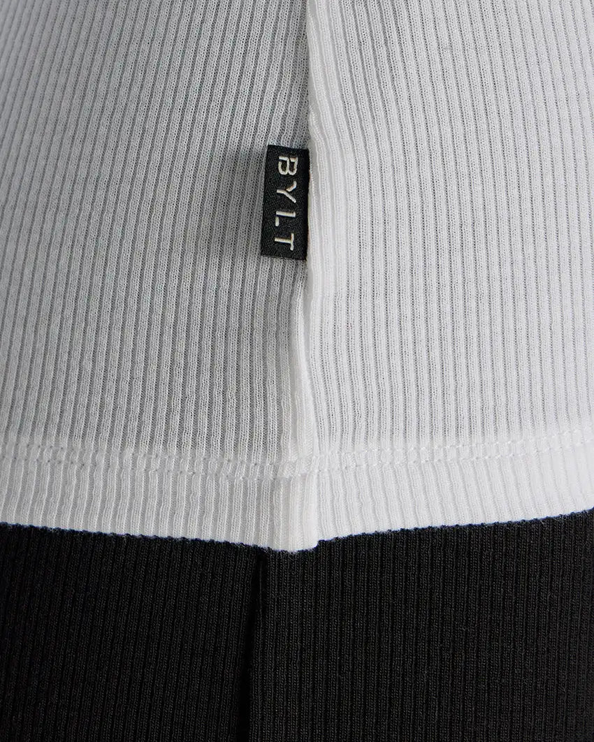 Modal Micro Rib Fitted Long Sleeve