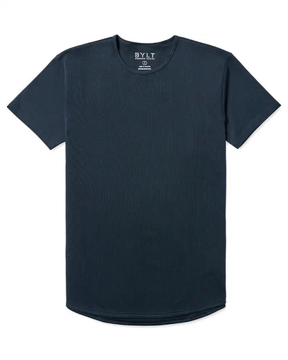 Cotton Short Sleeve Drop-Cut