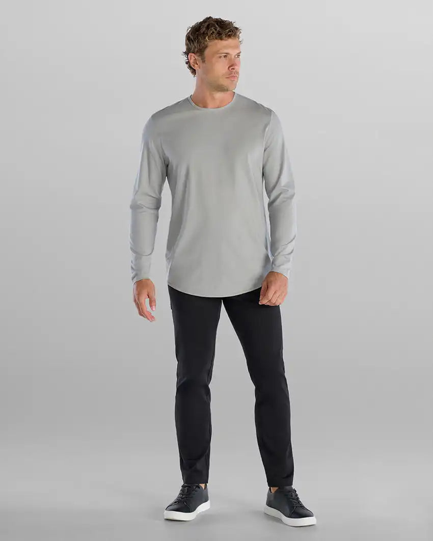 Everyday Long Sleeve Drop-Cut