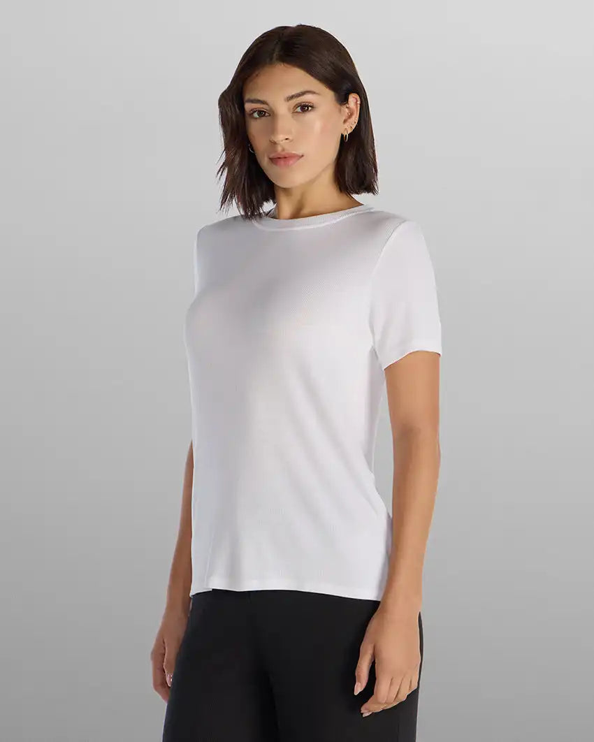 Modal Micro Rib Classic Fit Tee