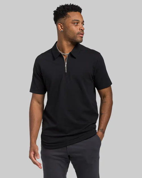 LUX Zip Polo