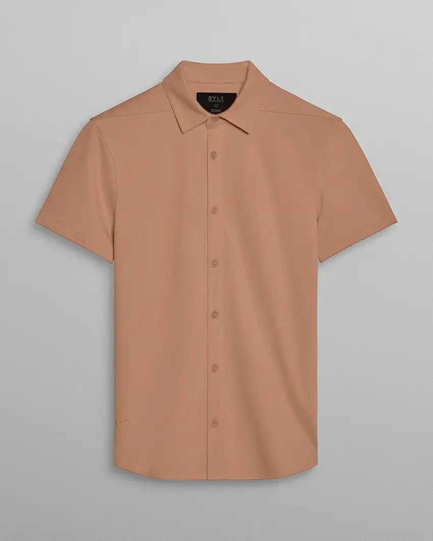 Bayside Oxford Short Sleeve Button Down