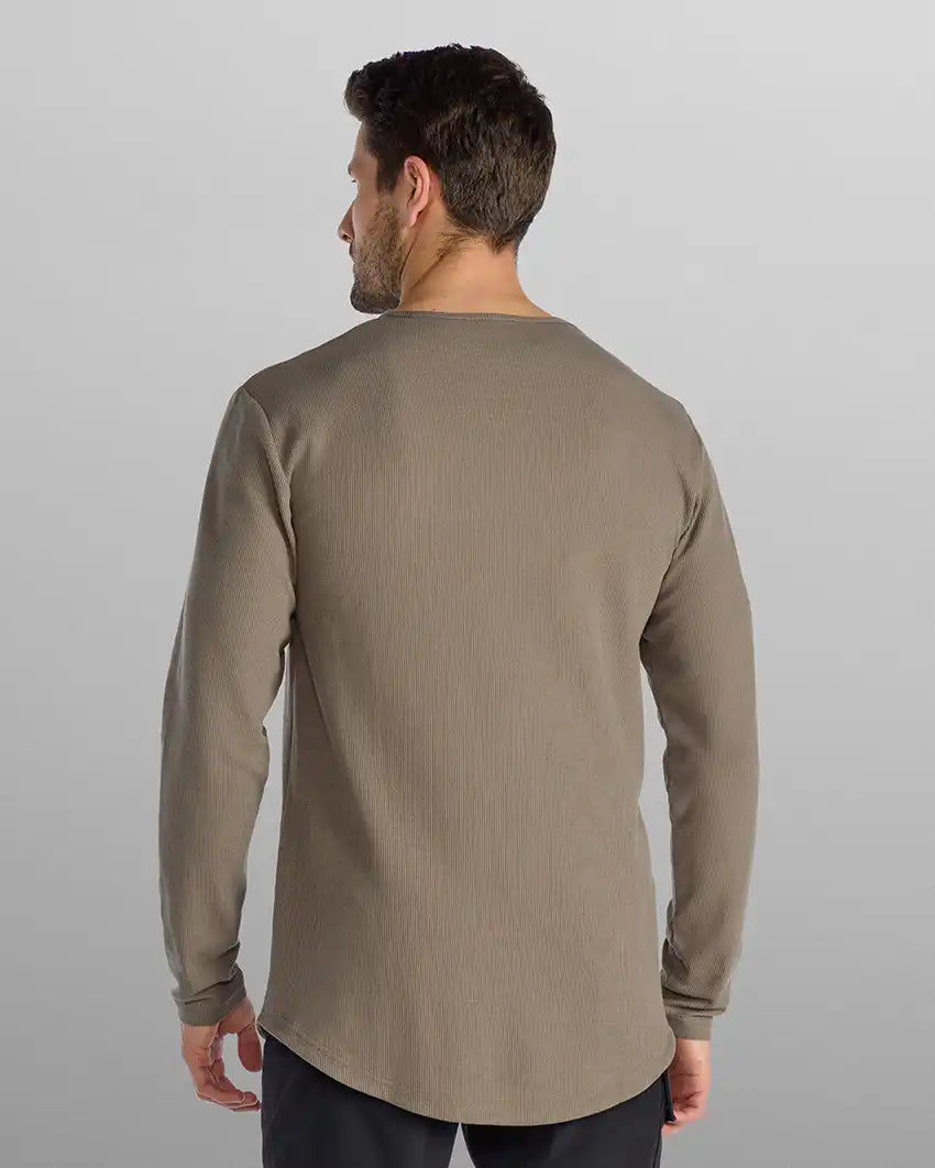 Thermal Drop-Cut Long Sleeve