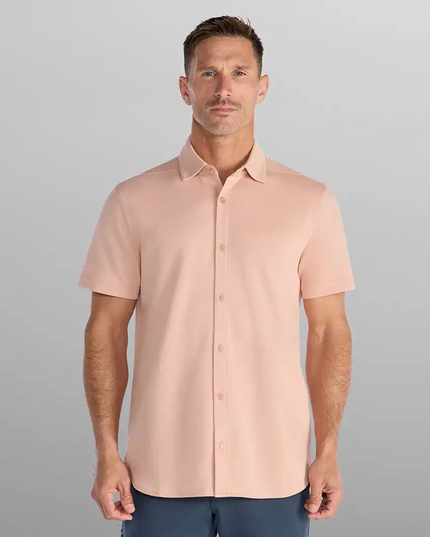 Bayside Oxford Short Sleeve Button Down