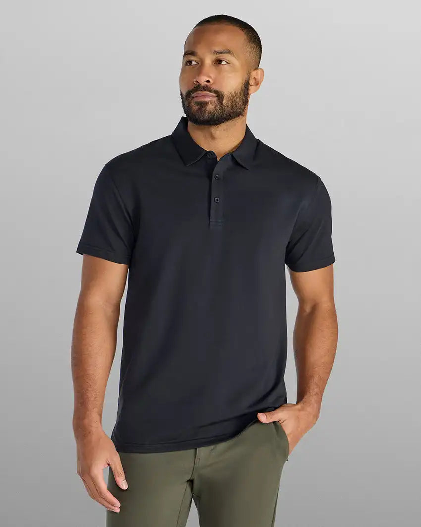 LUX Split Hem Polo