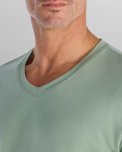 Drop-Cut V-Neck: BYLT Signature