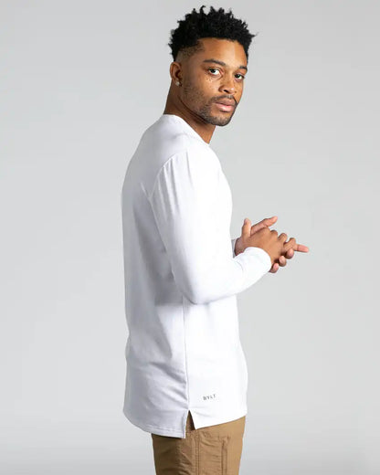 Long Sleeve: BYLT Signature Split Hem
