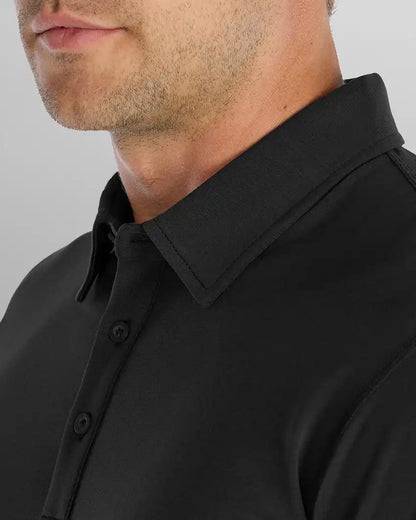 Drop-Cut Long Sleeve: LUX Polo