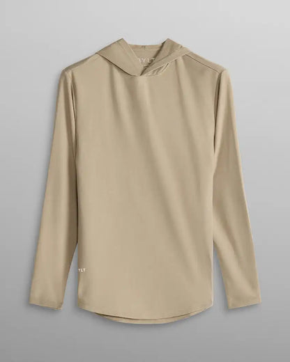 Hooded Drop-Cut Long Sleeve