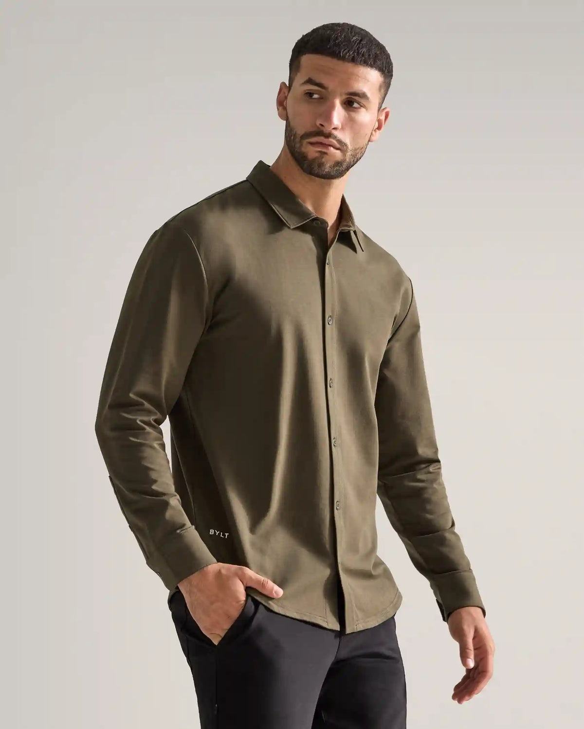 LUX Long Sleeve Button Down