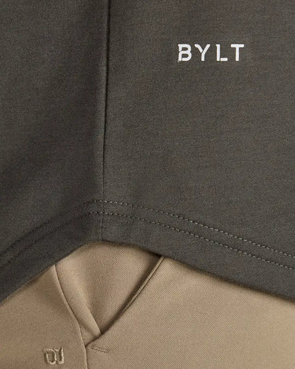 Hooded Drop-Cut Long Sleeve