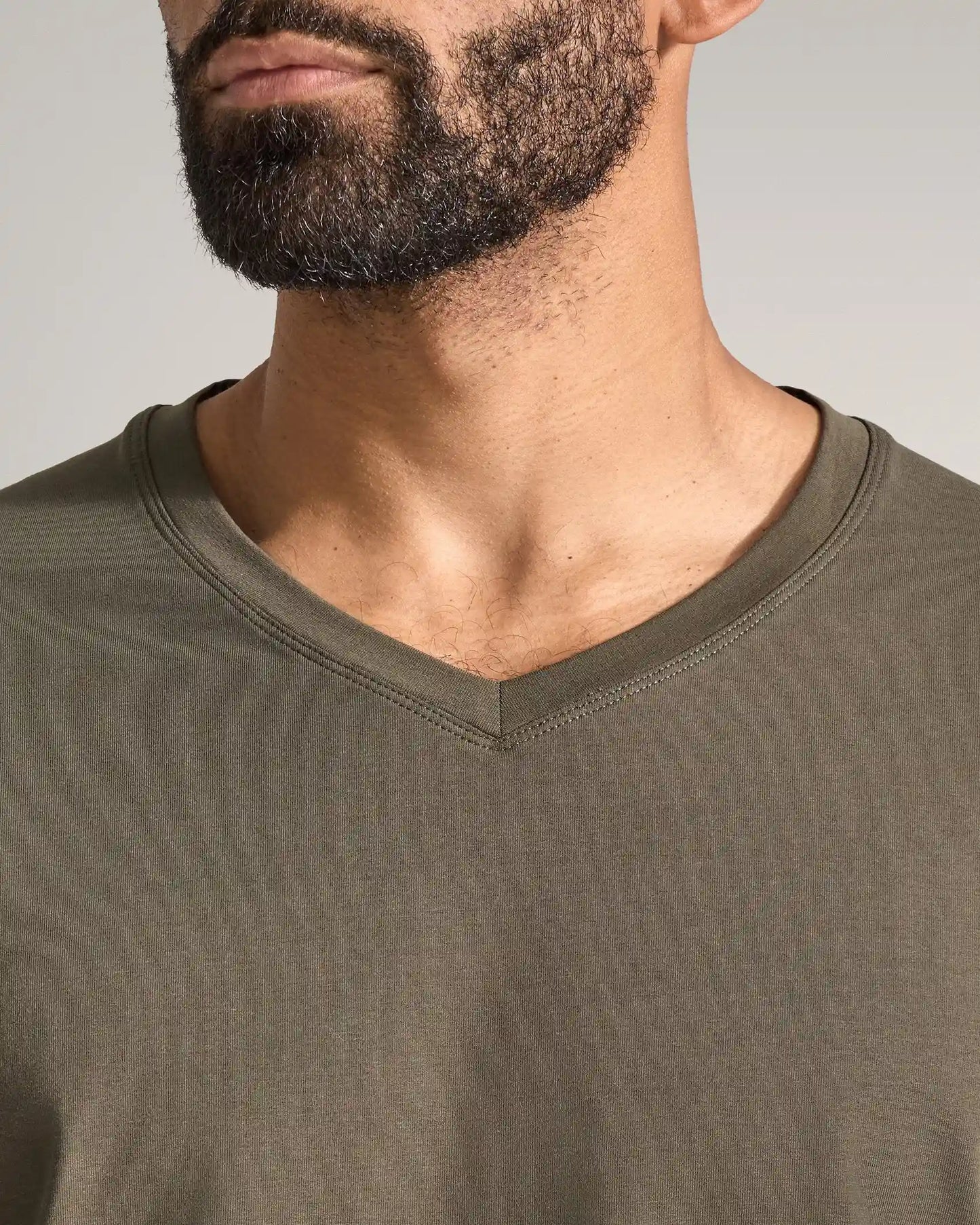 Drop-Cut V-Neck: LUX