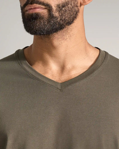 Drop-Cut V-Neck: LUX