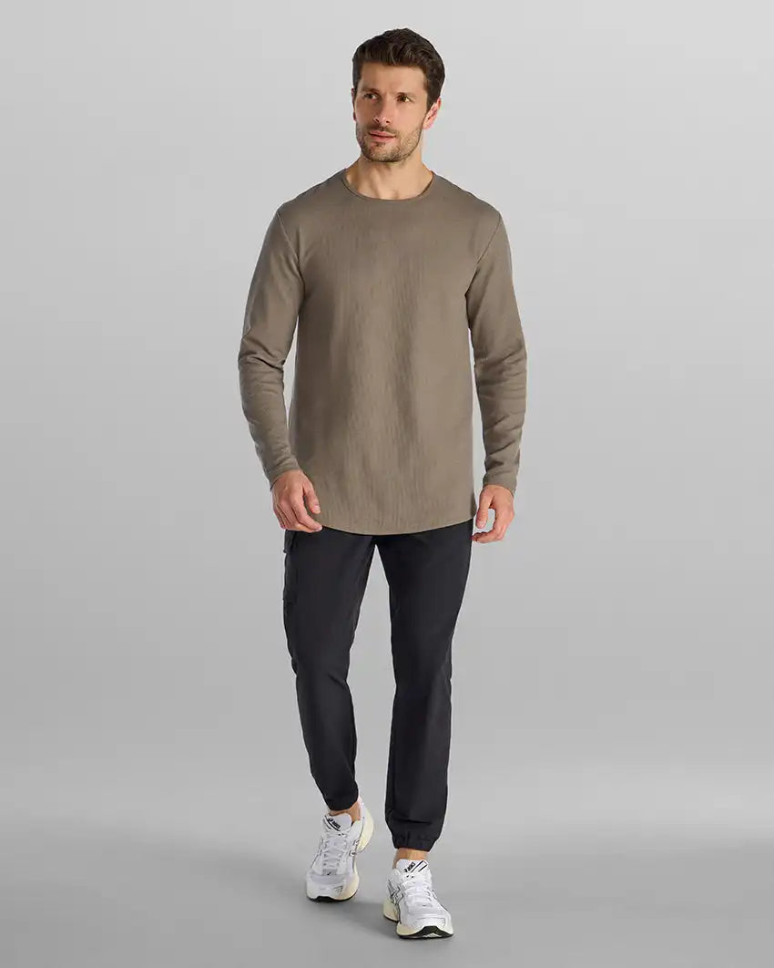 Thermal Drop-Cut Long Sleeve