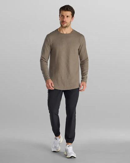 Thermal Drop-Cut Long Sleeve