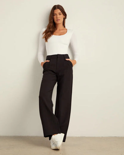 Midtown Wide-Leg Tailored Pant