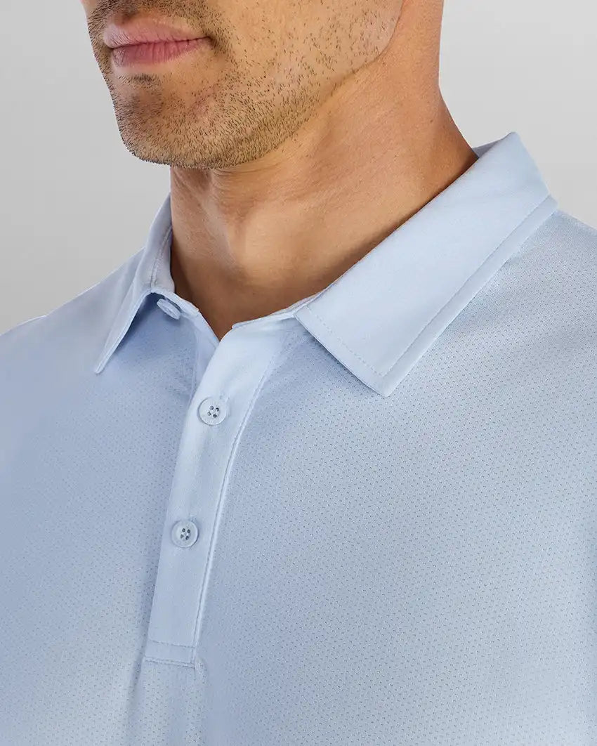 Pulse Long Sleeve Split-Hem Polo