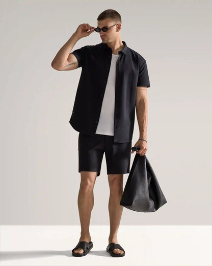 LUX Short Sleeve Button Down