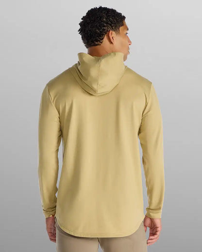 Hooded Drop-Cut Long Sleeve
