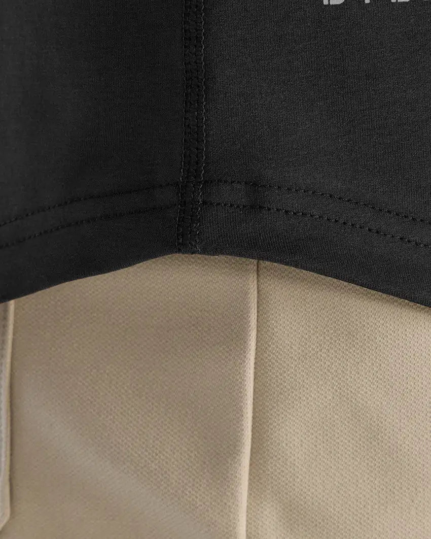 Drop-Cut Long Sleeve: LUX Polo