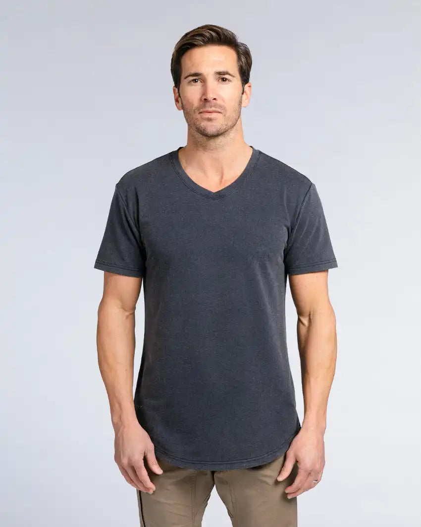 Drop-Cut V-Neck: LUX