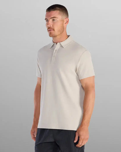 Slub Split Hem Polo