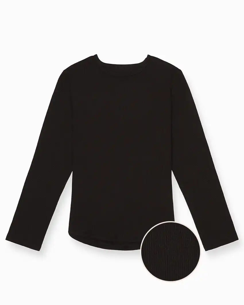 Kids Thermal Drop-Cut Long Sleeve
