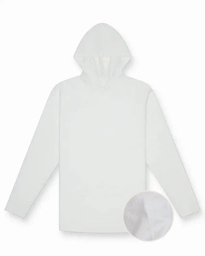 Thermal Hooded Drop-Cut Long Sleeve