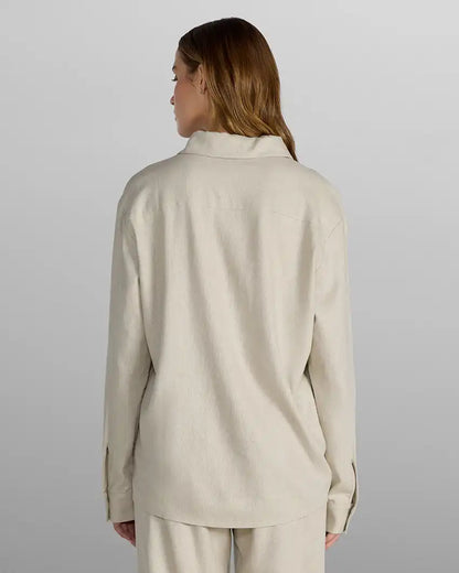 Women's Back to Basics Linen Button Down