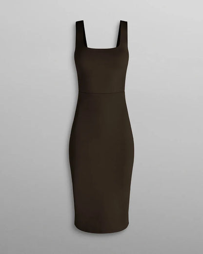 Balm Squareneck Midi Dress