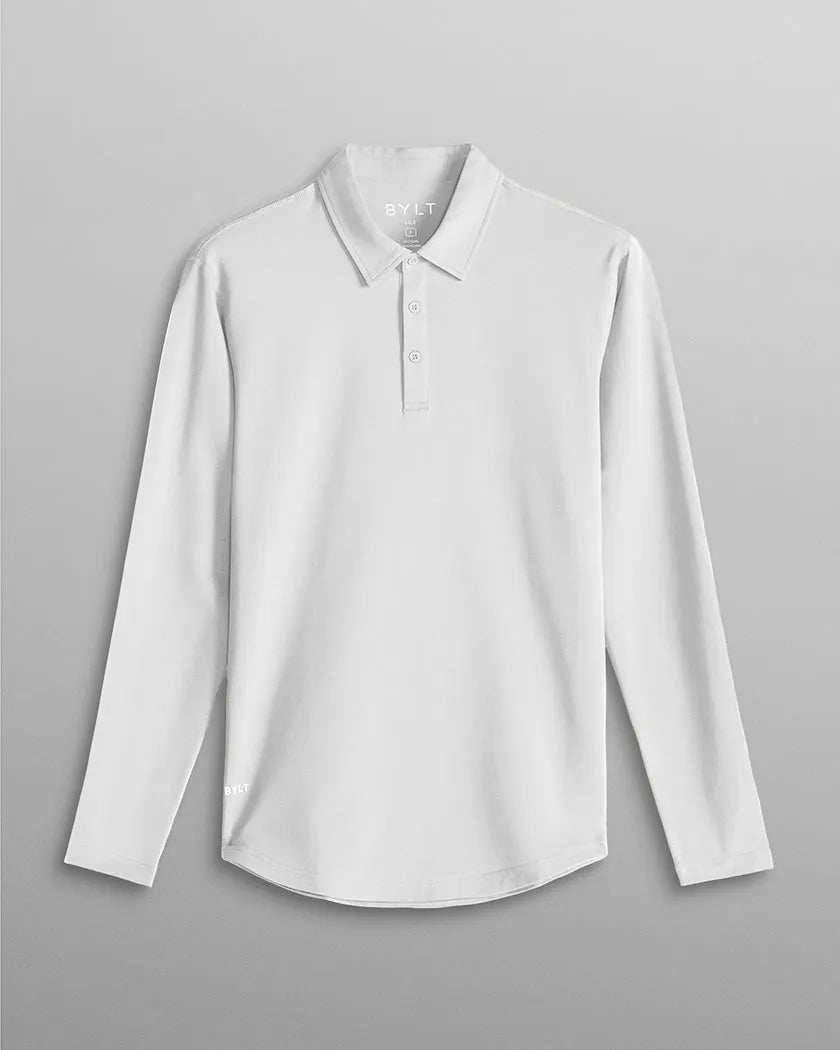 Drop-Cut Long Sleeve: LUX Polo