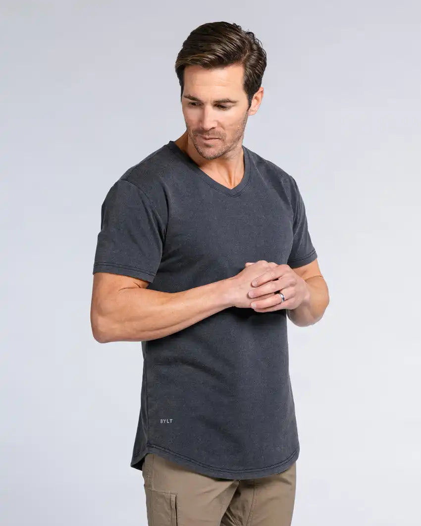 Drop-Cut V-Neck: LUX