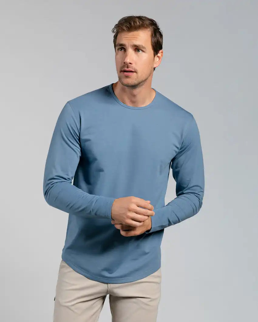 Drop-Cut Long Sleeve: BYLT Signature