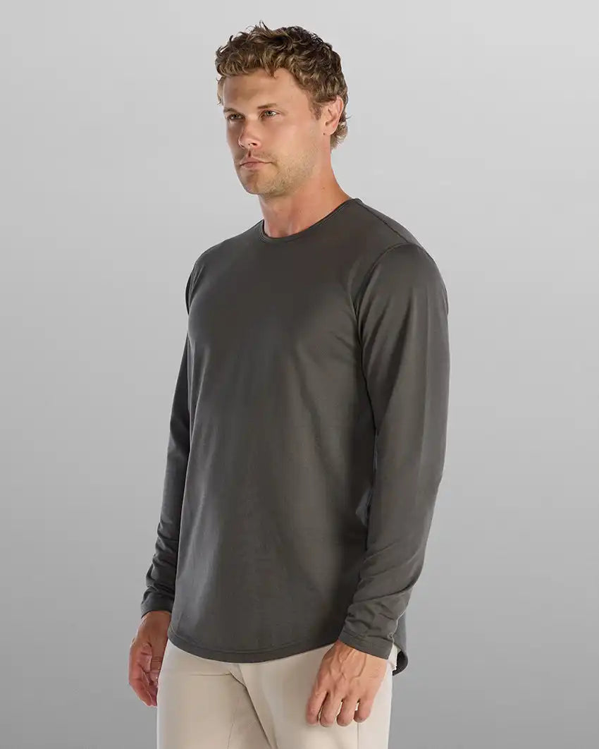 Drop-Cut Long Sleeve: BYLT Signature