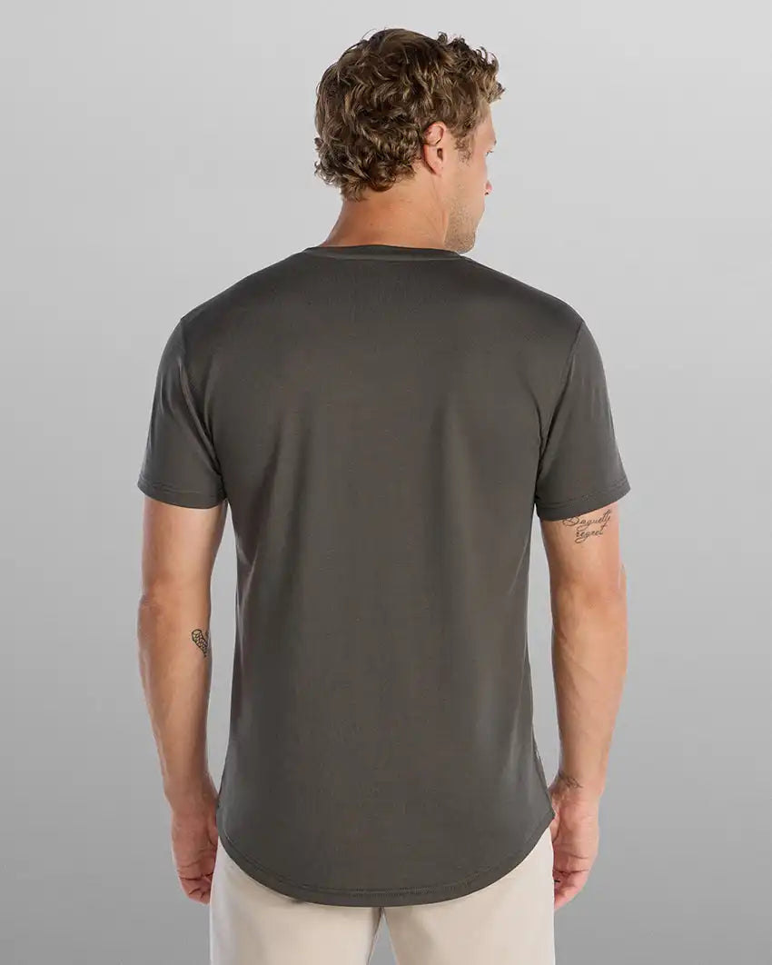 Drop-Cut V-Neck: BYLT Signature