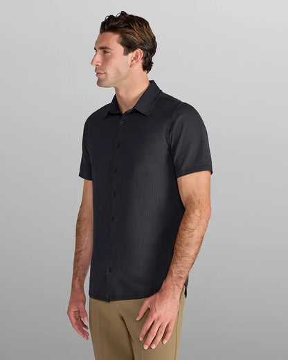 Seersucker Short Sleeve Button Down