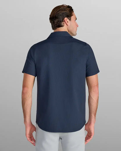 Seersucker Short Sleeve Button Down