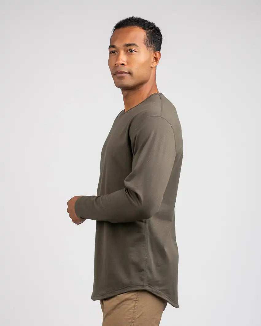Drop-Cut Long Sleeve: BYLT Signature