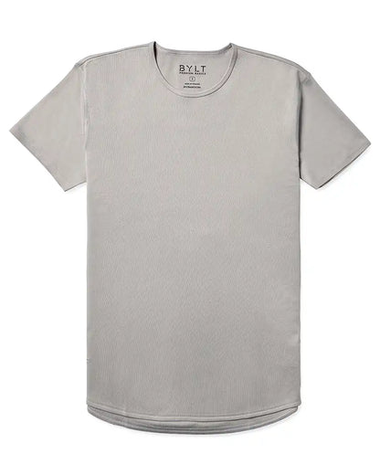 Cotton Short Sleeve Drop-Cut