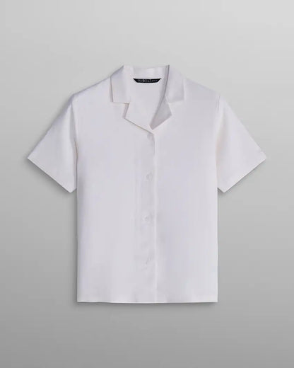 Women's Back to Basics Linen Camp Collar