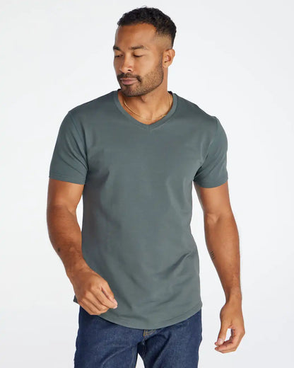 Drop-Cut V-Neck: LUX