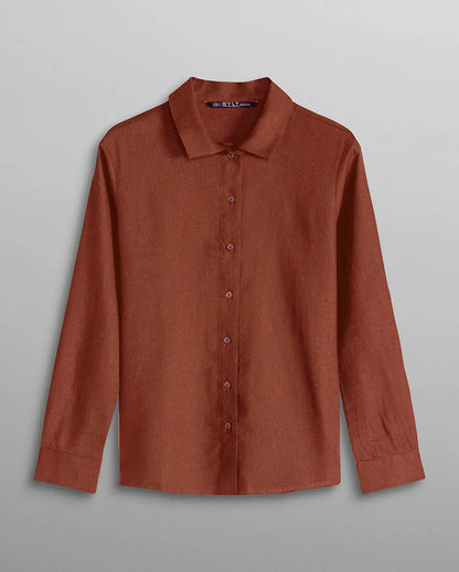 Women's Back to Basics Linen Button Down
