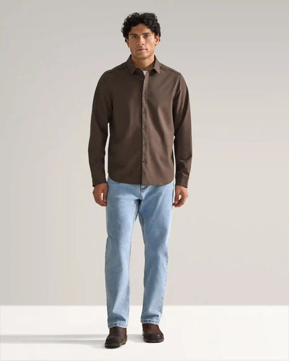 Executive Hatchweave Classic Fit Button Down